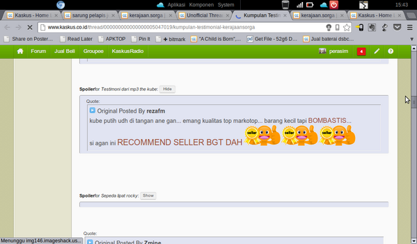 Testimoni Prime id"kerajaan.sorga" sejak 2010 Skrg pake id "perasim" selain itu BUKAN I'D KAMI di #kaskus #fjbkaskus