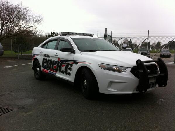 cstDoolan's tweet photo. New Delta Police vehicles arrived for patrol today! http://t.co/l2HsGnv4Sa