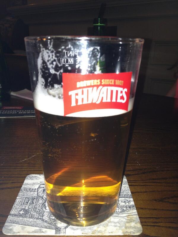 InnAtTheStation's tweet photo. Best pint in #clitheroe tonight!  #thwaites #beer festival at Inn at the Station. http://t.co/e4PLLptpiG