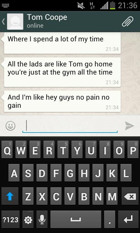 cmattthomas's tweet photo. Get that travelling body #tomcoopebulk http://t.co/8NZZS87W5w