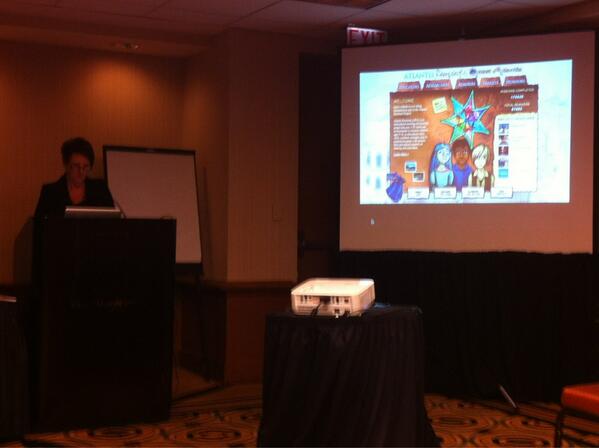 ldinstl_chimera's tweet image. Bron Stuckey on Massively Minecraft &amp;amp; Quest Atlantis Communities of Practice for kids. Fab work @jokay #dml2013