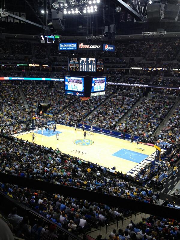 CUSNPhA's tweet photo. Let's go Nuggets! Let's go! @CUSNPhA   @SNPhA in the house! http://t.co/z9RXLDoCYc