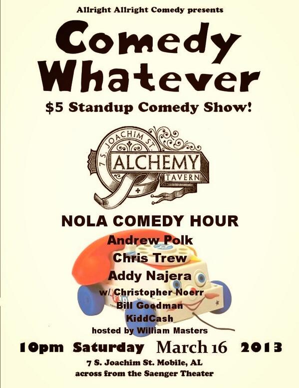 comedy_whatever's tweet image. Math says: 2morrow + @polksalad @christrew @Not_Addy @Noerrbert Bill Goodman &amp;amp; Kid Cash = laughs&amp;amp;funs
#math #go #you