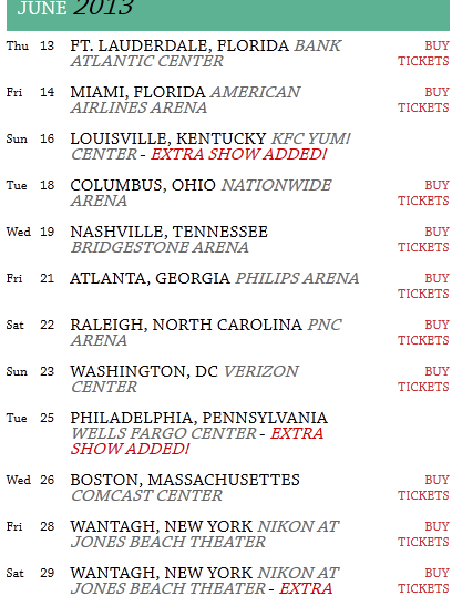 AskDirectioner's tweet image. One Direction "Take Me Home Tour" Schedule on Juny. Very Busy!