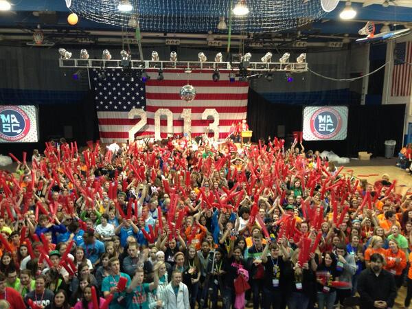 Goodnight MASC! Last night w/ ur host fam! Thank them 4 everything! See u back here about 8:15 tomorrow! #MASC2013