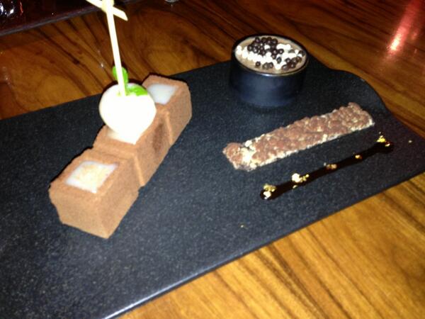 ChefRussHurry's tweet photo. Choco l lychee @ShibuyaLV @MGMGrand great way to end an awesome dinner. http://t.co/AAKl9Si2v1