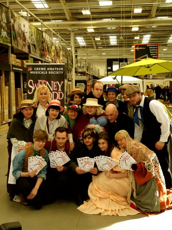 creweams's tweet photo. Great response from B&amp;Q today!! #demonbarber @creweams get your tickets now from @CreweLyceum http://t.co/14PE6Unigh