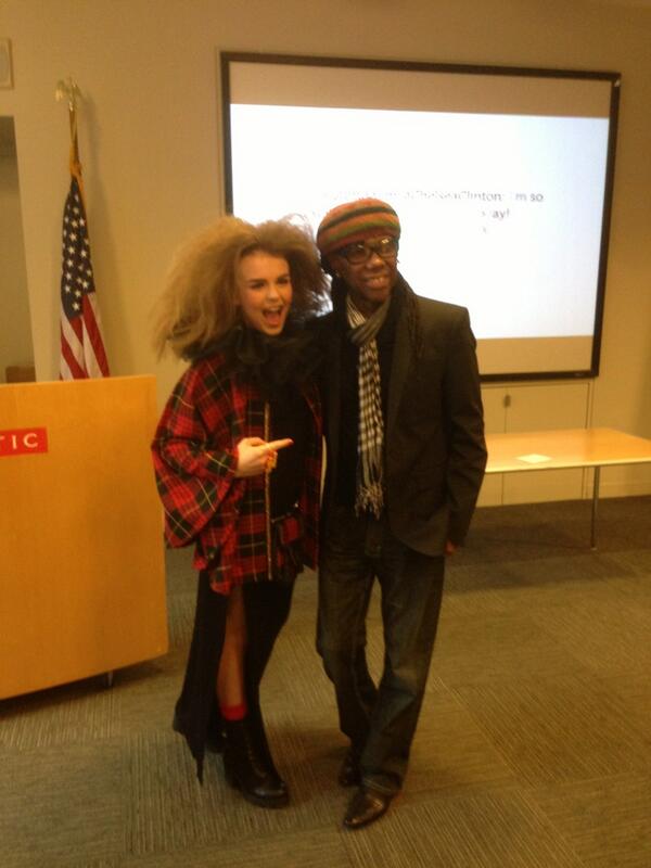 Tallia_Storm's tweet image. #momenttoremember meeting 'thee man' @nilerodgers @TEDxTeen - what a day &amp;amp; it's not even 10am!