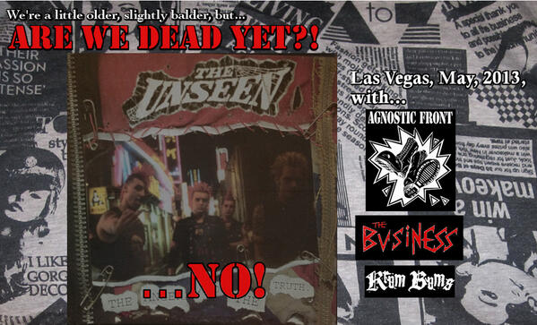 UnseenPunks's tweet photo. Old School punk/HC in old vegas. This is gonna be a blast! http://t.co/qfl4okZlIQ