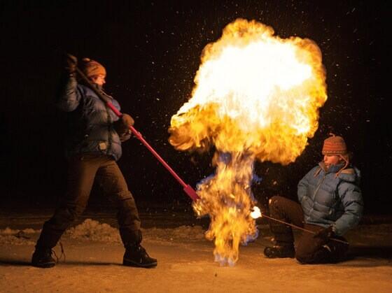 NatGeoPictur's tweet photo. Foto del día: Methane Ignition, Alaska http://t.co/xvJKpEcSP9