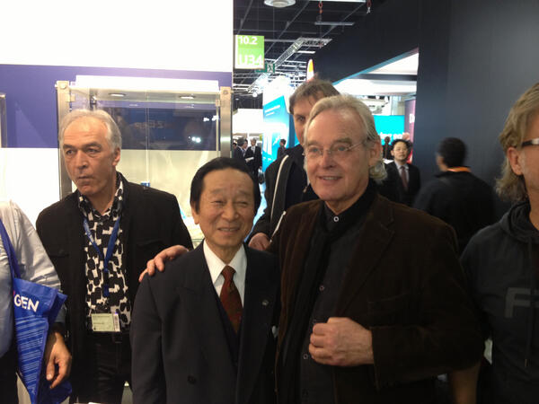 ProfAsamiTanaka's tweet photo. #IDS2013 - THE EUROPEAN LAUNCH OF THE Z•EP™ CONCEPT - A great honour. http://t.co/a30ptMsdKg