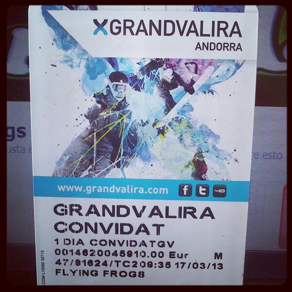 flyingfrogsband's tweet photo. Gràcies a @Grandvalira_AD per les invitacions! Comencem ja amb el rodatge del nou #VideoClip http://t.co/91Kx7tFLFf