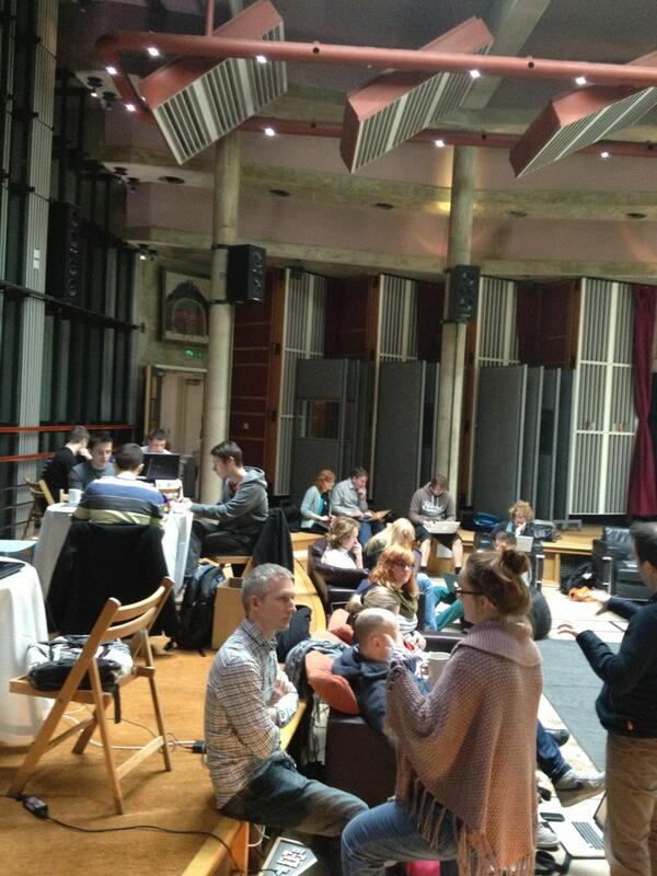 bathdigital's tweet photo. @GabbleTweets and @thefilter looking pretty intense at @RealWorldStudio #bathdigifest http://t.co/p972AdABFK