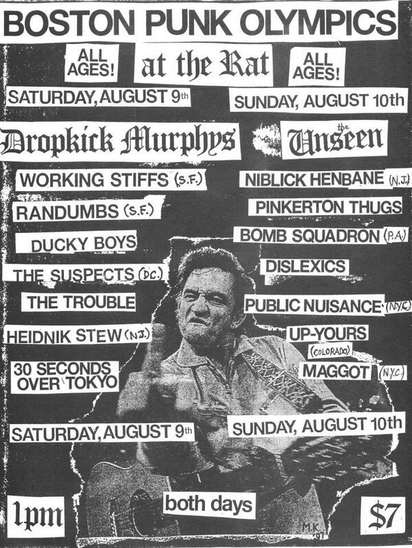 UnseenPunks's tweet photo. .@DropkickMurphys nice work on letterman/playing the Gahden! But this is still you're proudest moment, right?! http://t.co/XYv6MAEuLP