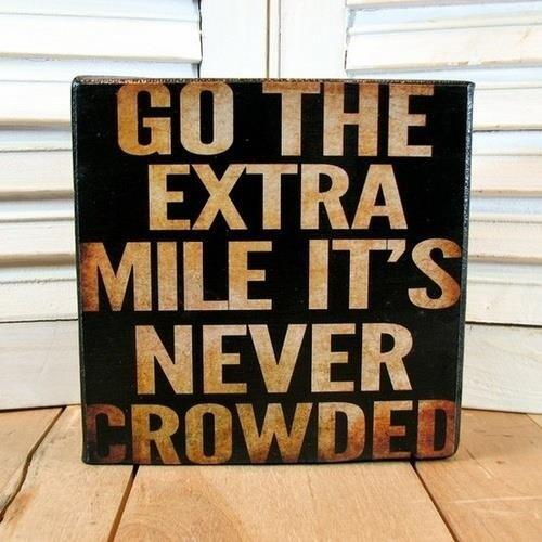 Go the extra mile #eleven