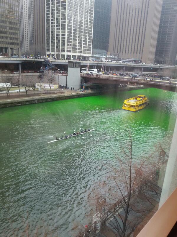 flylander's tweet image. View of Chicago river from #DML2013