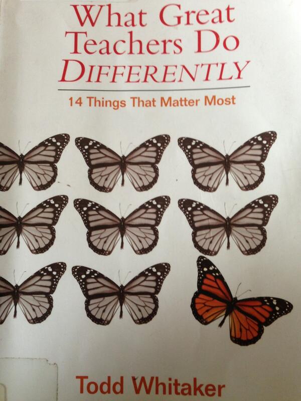 ToddWhitaker's tweet image. Let me know @ebhsprincipal2: #ascd13 @ToddWhitaker just got your book from the library. Looking forward to reading it