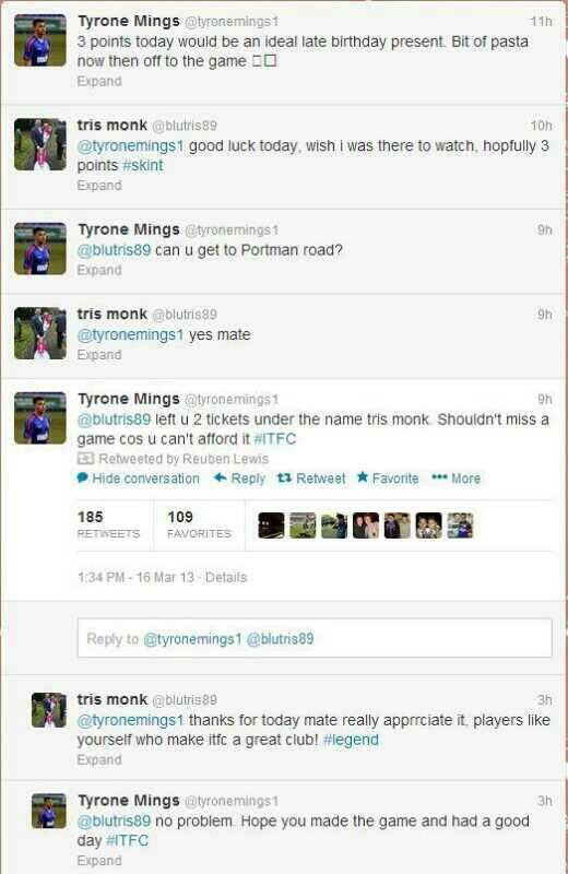 mattyhumpleby's tweet photo. This is brilliant from the ipswich player http://t.co/JuggtGSCTc