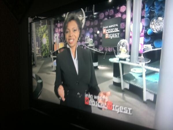 Have you caught Jean West's new show #MedicalDigest?  It's on right now! #wave3news