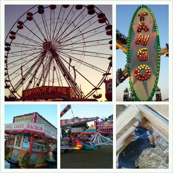 Have you been out to the fair yet? Today's the last day, so head over for some good old-fashioned fun for the family!