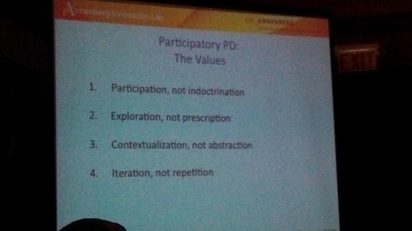 bjfr's tweet image. This is researchese for #edcamp and #playdate13 is awesome. From #dml2013