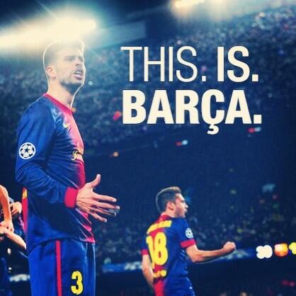 Javinzunza's tweet photo. @3gerardpique THIS IS BARÇA! http://t.co/FFEYSgJCWc