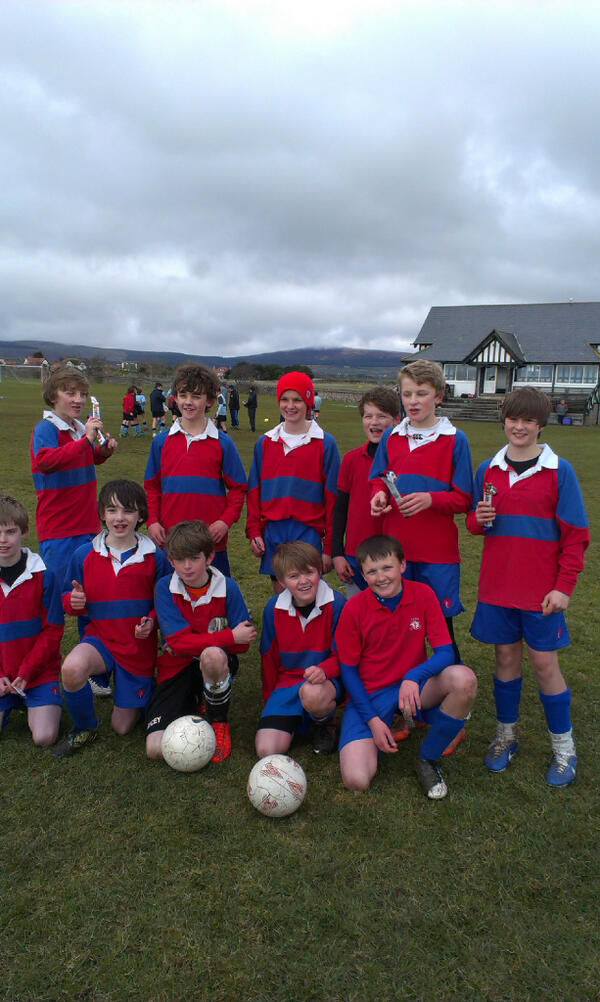 Well done today to St Ninian's Year 8 Boys: IOM Schools 8-A-Side Football Winners for 2013!!
