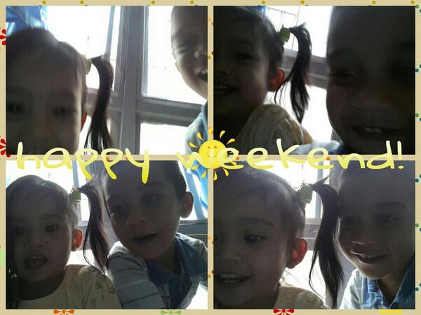 My little ones!i miss you baby Amanda and kuya Rabieh! Kisses