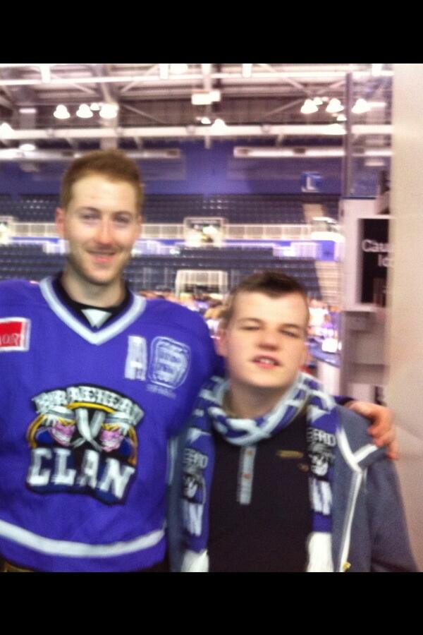 <a href="/StevenBirnstill/">Steven Birnstill</a> thank you for coming off the ice and getting photo with my bro, he appreciates it!