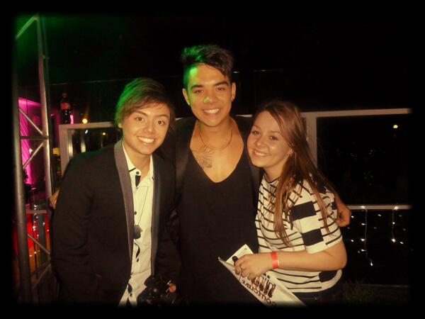 1SwiftyKay's tweet image. Me and these two hotties last night at #skyfireparty @JaydenSierra @WillSinge
