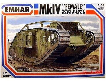 sdkfzbot's tweet image. Mk.Ⅳ……英国陸軍が1917年に配備した菱形戦車。Mk.Ⅲに独軍のK型徹甲弾を弾き返す特別な鋼鉄を使用し燃料タンクを装甲で覆うなど様々な改良が加えられている。カンブレーの戦いなどで活躍した。