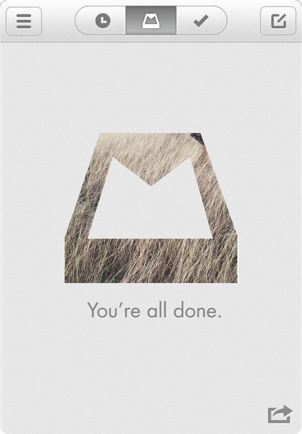 InfoOver's tweet image. BOOM. #inboxzero via @Mailbox
