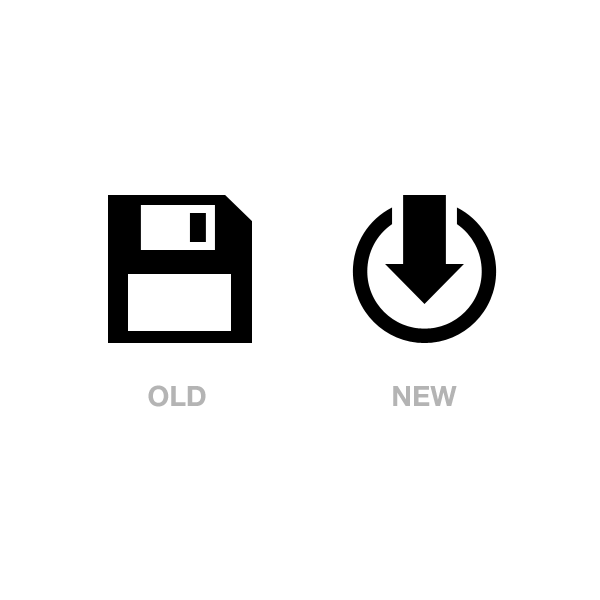 iconmonstr on Twitter: "It's time for a new save icon - http://t.co