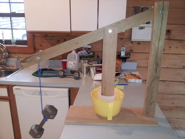 Just made a cheese press