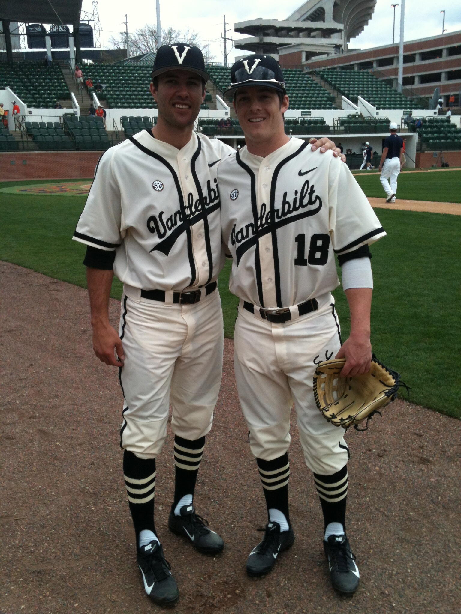 cream vanderbilt baseball uniforms