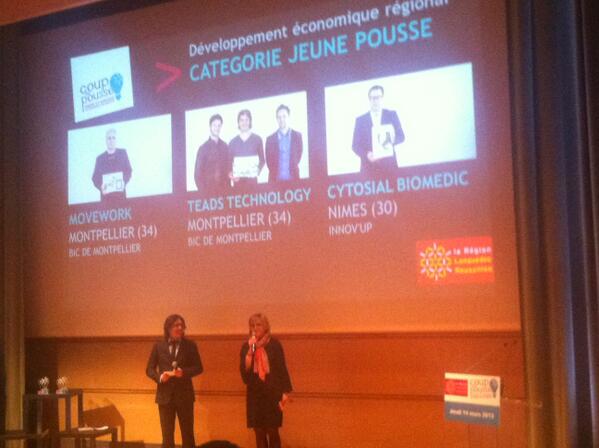 fredbertaina's tweet image. CYTOSIAL Biomedic finalist of the #CoupdePousse contest #RegionLanguedocRoussillon #Thanks