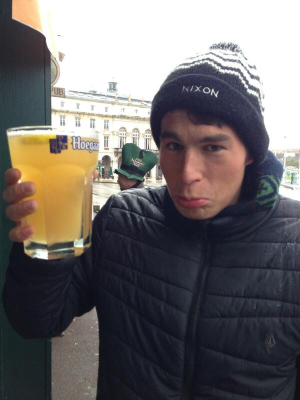 AObolensky's tweet photo. Mum said never to drink anything bigger then my own head #living #on #the #edge http://t.co/69bi9cKtkM