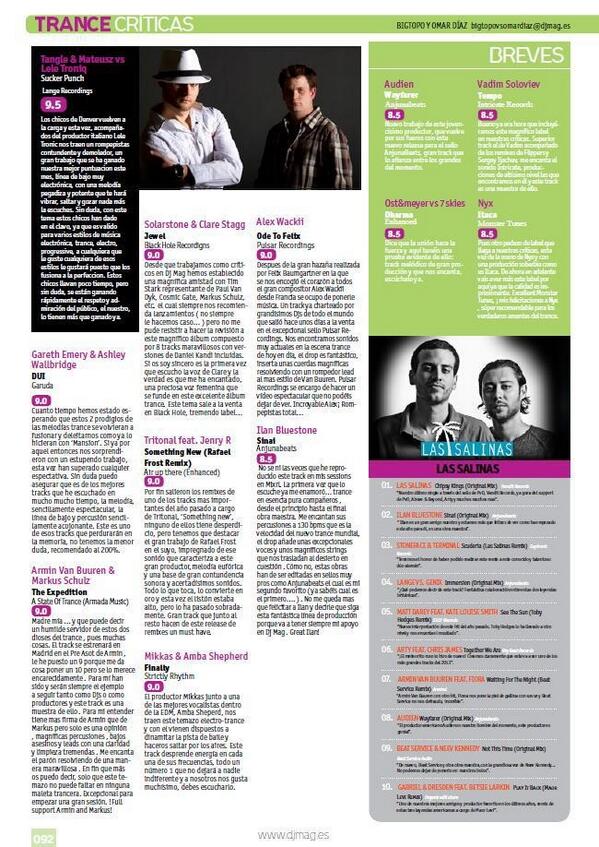 Lange_Records's tweet photo. CONGRATS to @tangle_mateusz  &amp; @Lele_Troniq for coming top of the pile with their review in @DJMagEs! #trancefamily http://t.co/AoSjwOxMUf