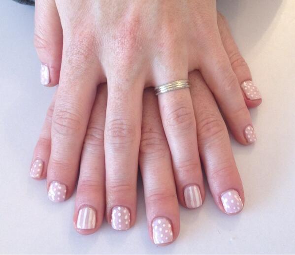 Fakinitx's tweet image. Shellac polka dots and stripes #Canterbury #Whitstable #HerneBay