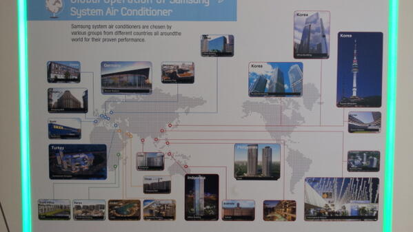 2001년부터 전세계 지역으로 수출되어, 시스템의 효율과 성능을 인정받고 있는 히트펌프 DVM 시리즈. 대표적인 레퍼런스 사이트 로드맵입니다.