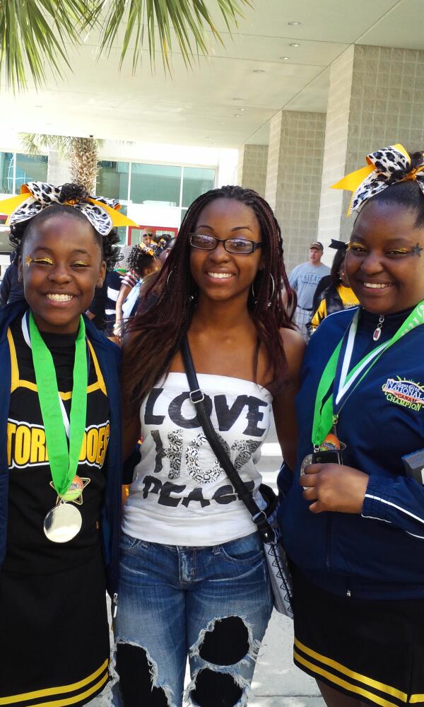 Me and my little sisters. #CheerChampions