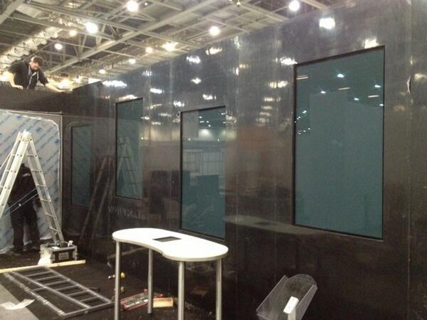 PiccadillyLive's tweet photo. Works started on our stand for  Live Experience. Finished article coming tomorrow!!  #le2013 @Live_Experience http://t.co/hpl7Yd6EsY