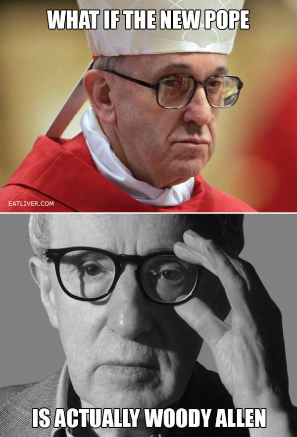 PedroSM6's tweet photo. Pope Allen?? http://t.co/QNP3UhB8K7