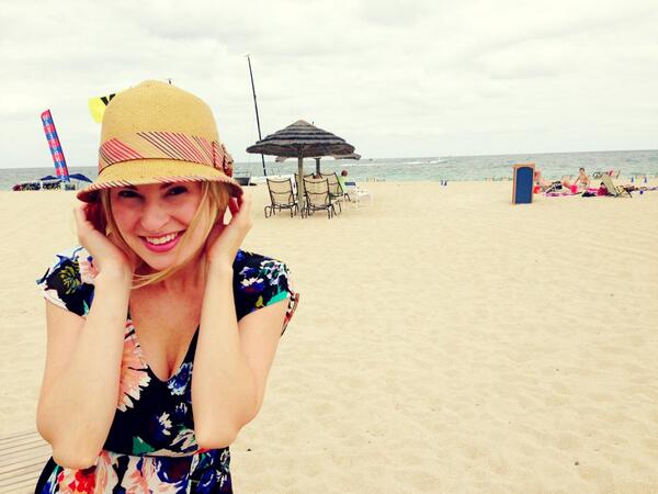 It's cool and windy, but it's still the beach!!