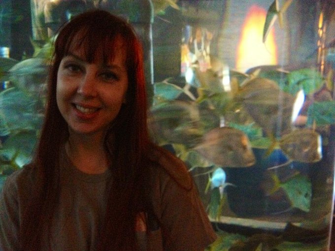 Sorry... Me at the Houston Downtown aquarium http://t.co/emh18LIoSD