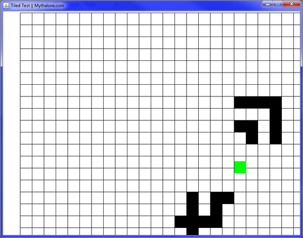 Mythalore's tweet image. #MythEngine&apos;s new tile system, complete with maps, scrolling, collision and layers! #screenshotsaturday