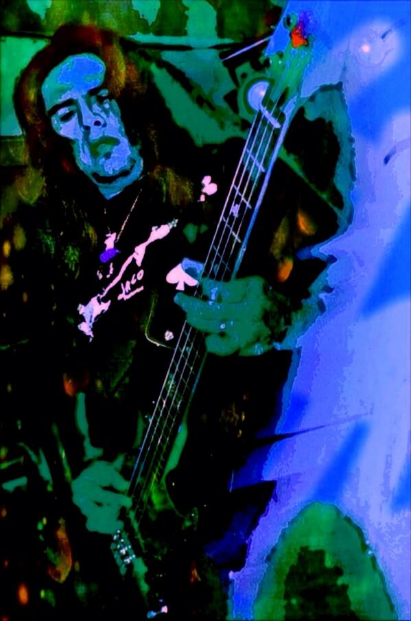 Bass player #modern art