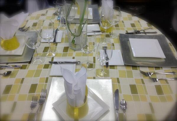 gsharpent's tweet image. Table setting #GSharp #Decor