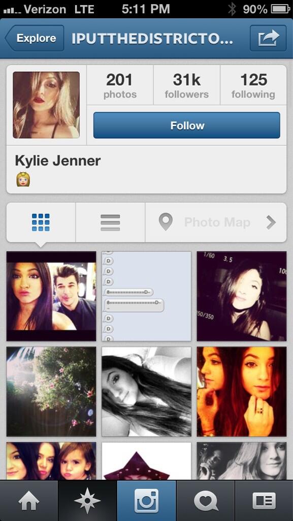 KylieJenner's tweet image. NOT ME