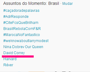 DavidCorrey_BR's tweet photo. @davidcorrey >  David Correy is in Trends BR http://t.co/5LsrUQtlQj